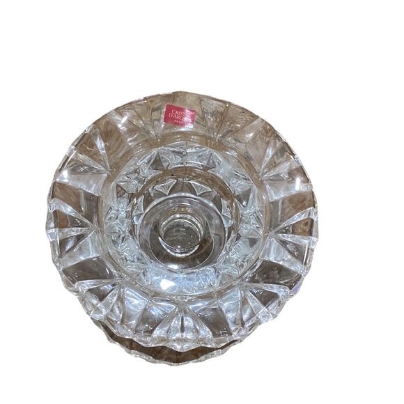 NWOT Cristal D’Arques France Double Sided Crystal Candle Holder - Picture 5 of 7